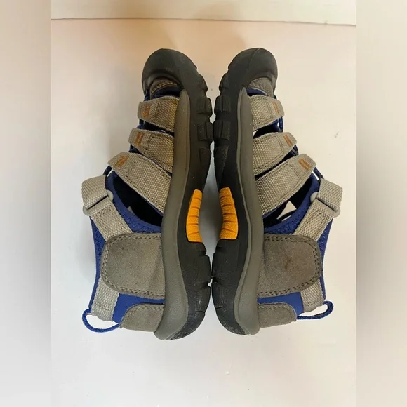 Keen Youth Size 13 Keen Newport H2 Water Sandals Hiking Shoes Gray Blue Kids Boy